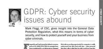 GDPR: Cyber Security Issues Abound